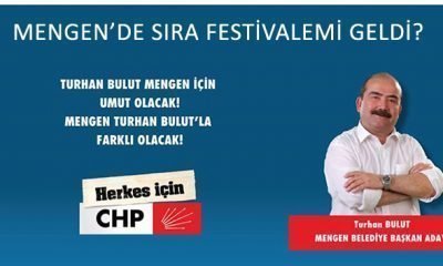 Mengen’de sıra Festivale mi geldi şimdi de?