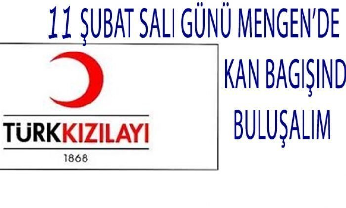 TÜRK KIZILAY’I MENGEN ŞUBESİ BAŞKANLIĞI’NDAN