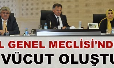 İl Genel Meclisi’nde vücut oluştu