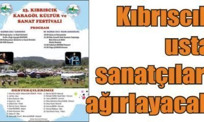 Kıbrıscık usta sanatçıları ağırlayacak
