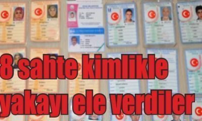 8 sahte kimlikle Mengen’de yakayı ele verdiler