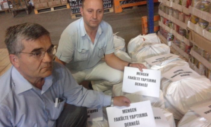 MENGEN FAKÜLTE YAPTIRMA DERNEĞİNDEN SELZEDELERE YARDIM