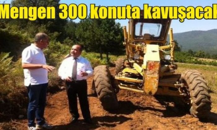 Mengen sıtma pınarında 300 konuta kavuşacak