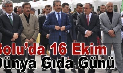 Bolu’da 16 Ekim Dünya Gıda Günü