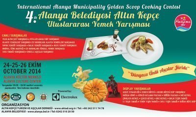 4.ALANYA BELEDİYESİ -ALTIN KEPÇE ULUSLARARASI YEMEK YARIŞMASI KÜLTÜR MERKEZİ’NDE …