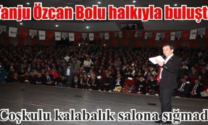 Tanju Özcan Bolu halkıyla buluştu