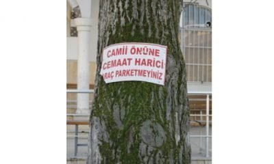 Camiye gelmeyene otopark yok!