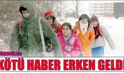 KÖTÜ HABER ERKEN GELDİ