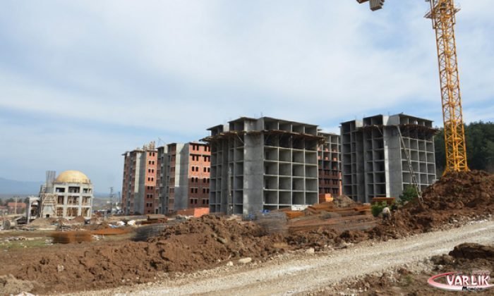 Mengen TOKİ İnşaatı devam ediyor