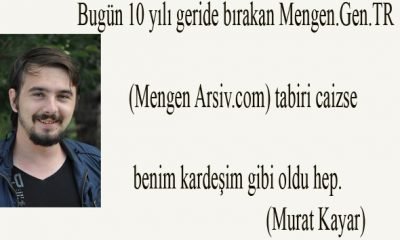 Bu gün 10 yılı geride bıraktık