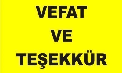 Kandemir ailesinden teşekkür