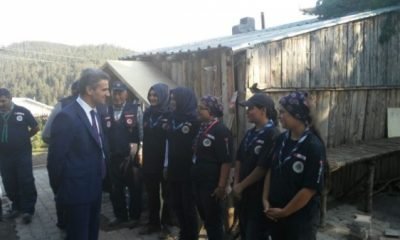 VALİ BARUŞ’TAN İZCİLERİ ZİYARET