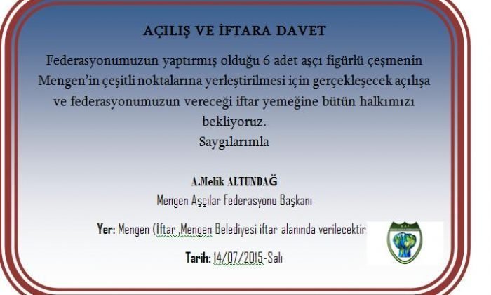 MAF  Davet