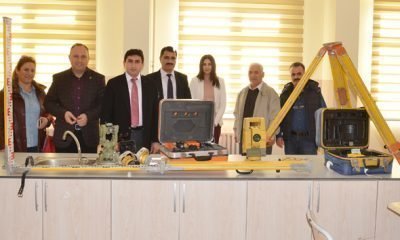Fakülte derneğinden Harita-Tapu-Kadostro bölümüne teknik ekipman