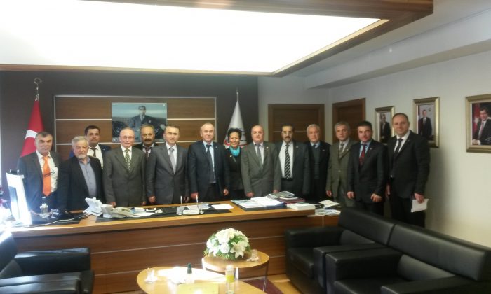 Mengen AK Parti teşkilatının Yüksel COŞKUNYÜREK’e ziyareti