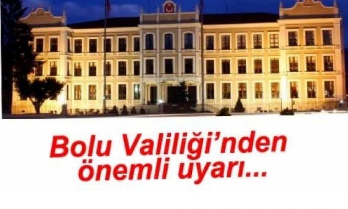 Valilik’ten lodos uyarısı