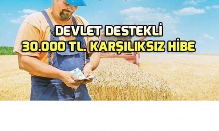 Genç Çiftçiye 30 Bin TL Hibe