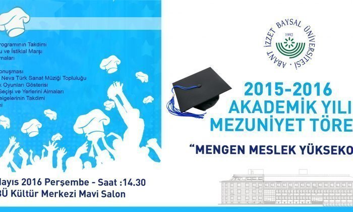 Mezuniyet törenine davetlisiniz