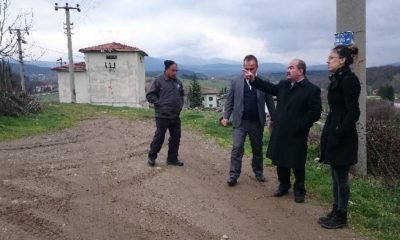 Yol çalışmaları kaldığı yerden devam ediyor
