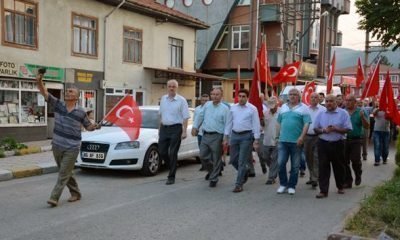 Mengen Demokrasi ve Milli İrade İçin Yürüdü (Video Haber)