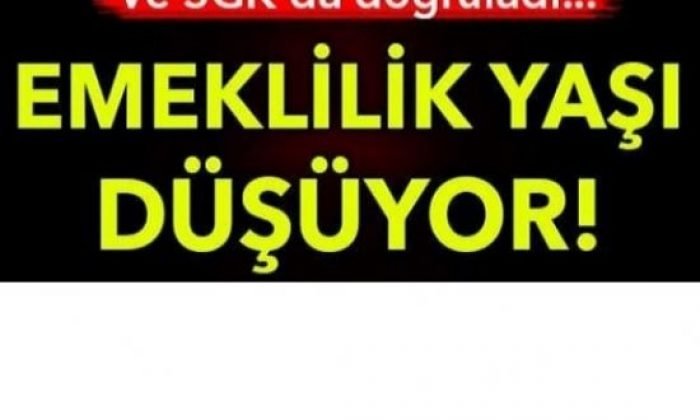 Emeklilik Yaş Sınırı Düşüyor!