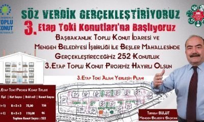 Mengen’de 3. TOKİ Konutları Tanıtımı Yapılacak