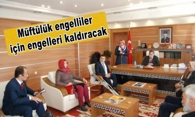 Müftülük engelliler için engelleri kaldıracak