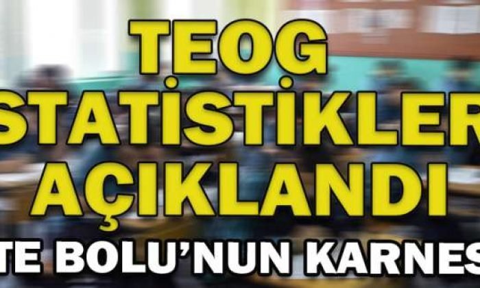 İŞTE BOLU’NUN KARNESİ