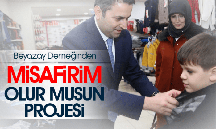 Beyaz Ay Derneğinden: Misafirim Olur Musun Projesi