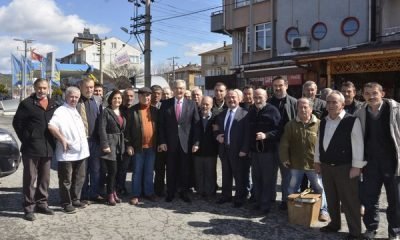 Deniz BAYKAL ve partililer Mengen’de çay molası verdiler