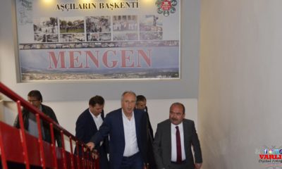 Muharrem İnce,Milletvekilleri  partililerle Mengen’e uğradı