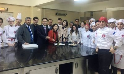 Kore Büyükelçiliği Müsteşarı Mengen Aşçılık Lisesinde