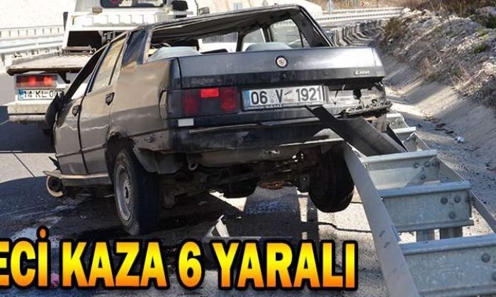 Mengen’de Trafik Kazası 6 yaralı