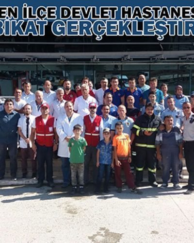 Mengen İlçe Devlet Hastanesi’nde Tatbikat Gerçekleştirildi