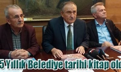 Bolu’da 25 Yıllık Belediye tarihi kitap oldu