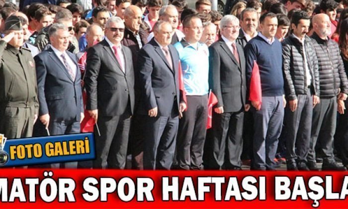 AMATÖR SPOR HAFTASI BAŞLADI