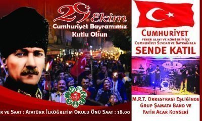 29 Ekim Cumhuriyet Bayramımız Kutlu Olsun