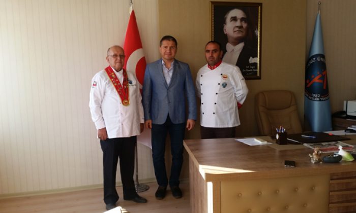 MAD BAŞKANI MYO MÜDÜRÜ PROF.DR. HAKAN SERT’İ ZİYARET ETTİ