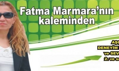 AŞÇILIK, DENEYİM ZENGİNLİĞİ ve SEVGİ İŞİDİR