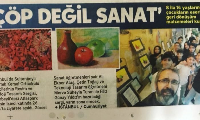 ÇÖP DEĞİL SANAT (29 Aralık Cumhuriyet gazetesinden alıntı)