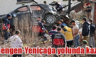 Mengen-Yeniçağa yolunda kaza