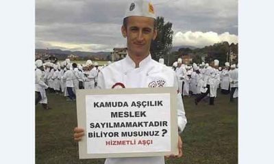 Kamu Aşçıları Derneğinden Uyanış ! basın açıklaması