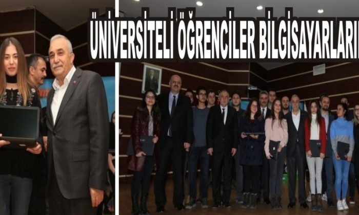 ÜNİVERSİTELİ ÖĞRENCİLER BİLGİSAYARLARINA KAVUŞTU