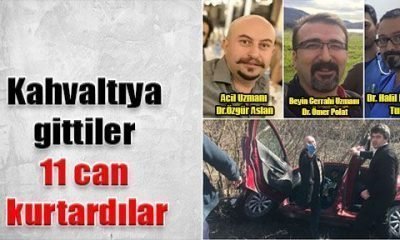Kahvaltıya gittiler 11 can kurtardılar