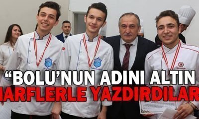 22 MADALYA BOLULU GENÇ AŞÇILARIN