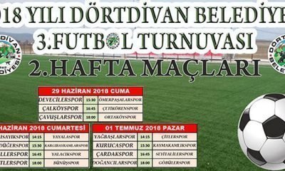 Turnuvada 2’inci hafta programı