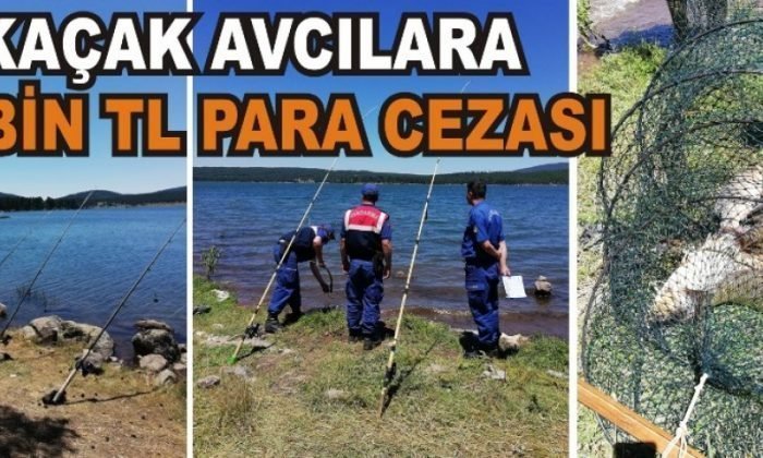 KAÇAK AVCILARA 10 BİN TL PARA CEZASI