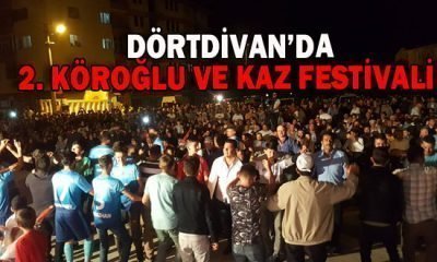 DÖRTDİVAN’DA 2. KÖROĞLU VE KAZ FESTİVALİ YAPILDI