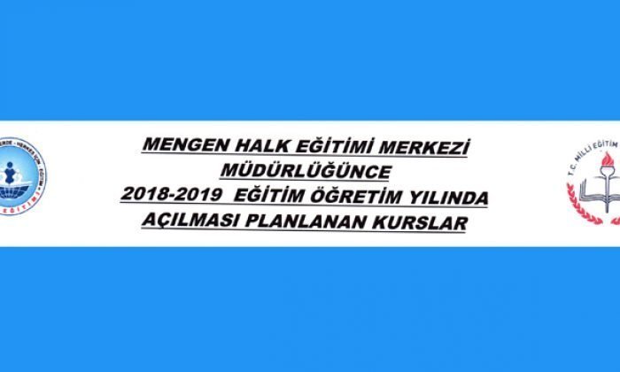 Mengen HEM’den Açılması Planlanan Kurslar