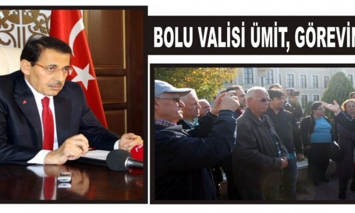BOLU VALİSİ ÜMİT, GÖREVİNE BAŞLADI